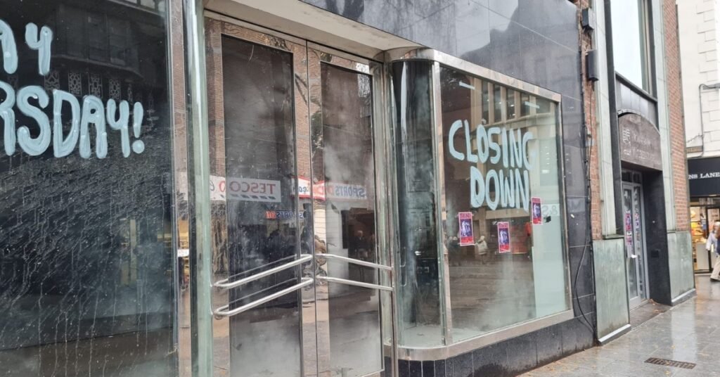 Exeter struggles with almost 30 empty buildings as the retail industry crisis continues